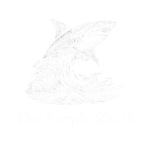The Purple Shark Logo